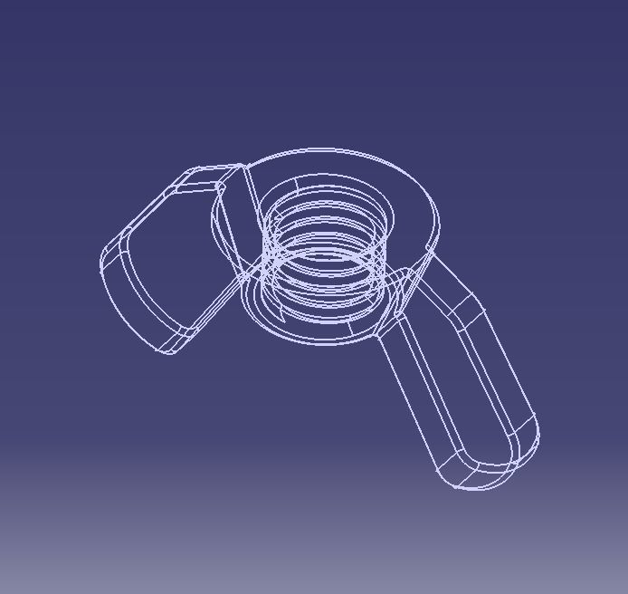 M5 Wing Nuts 3D model 3D printable CGTrader