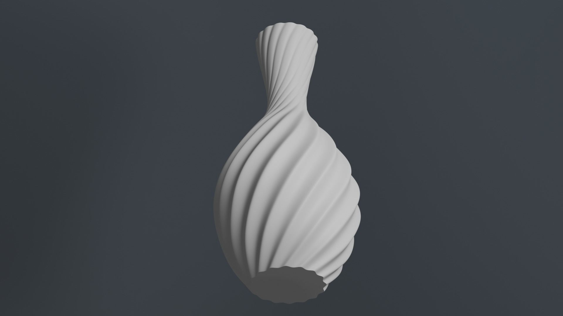 Twisted Vase 3D printing model 3D model 3D printable | CGTrader