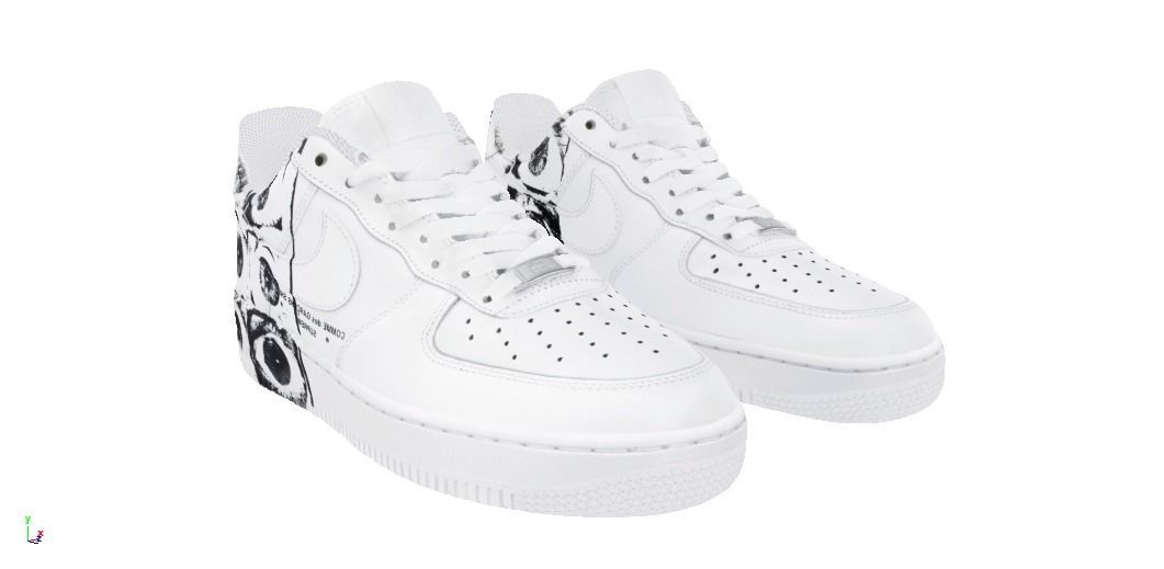 cdg x supreme x nike air force 1
