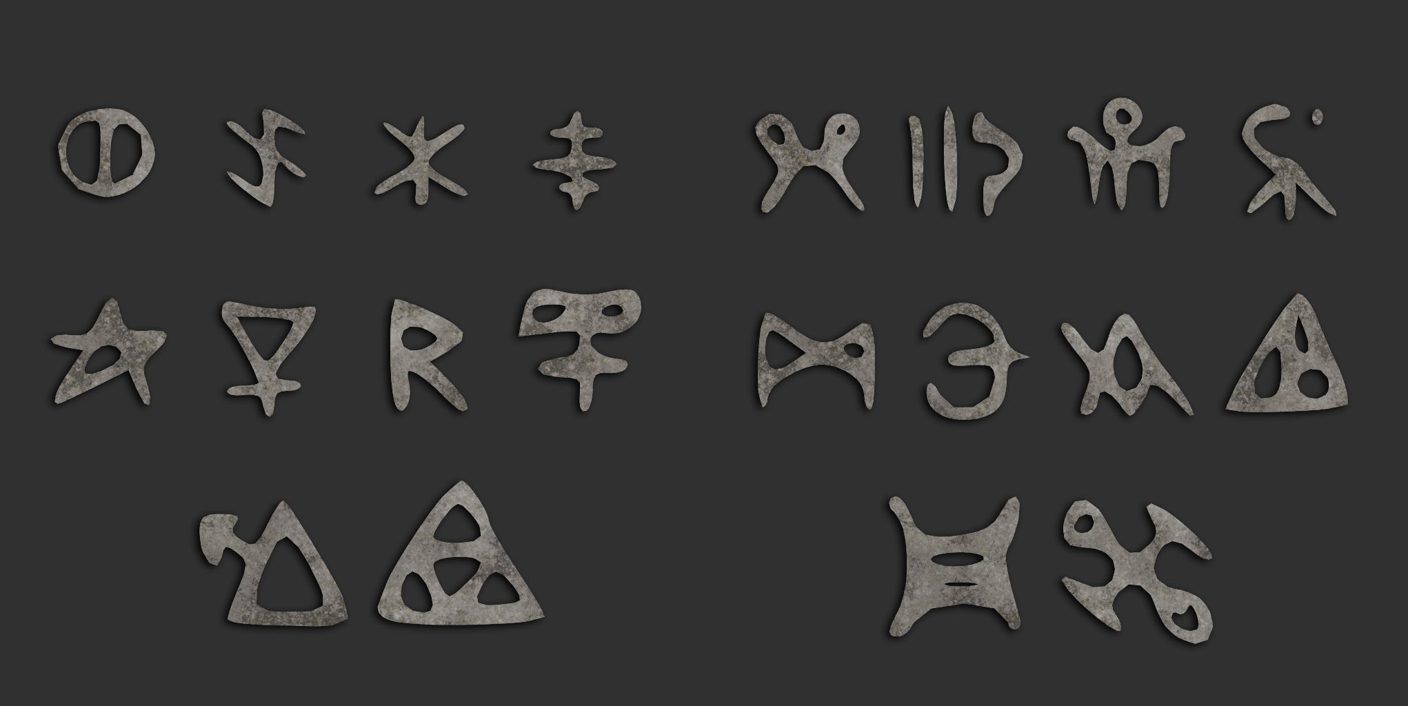 3D model 110 Runes Alpha 8K Vol 2 VR / AR / low-poly | CGTrader