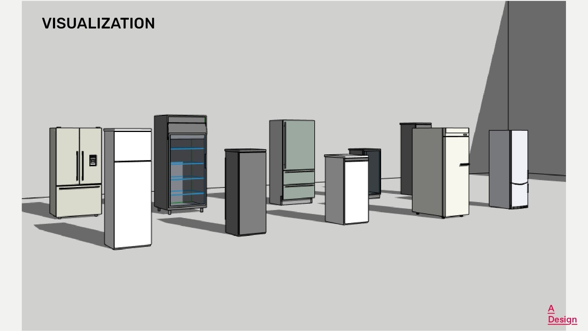 Refrigerator Pack of revit families 3D model CGTrader