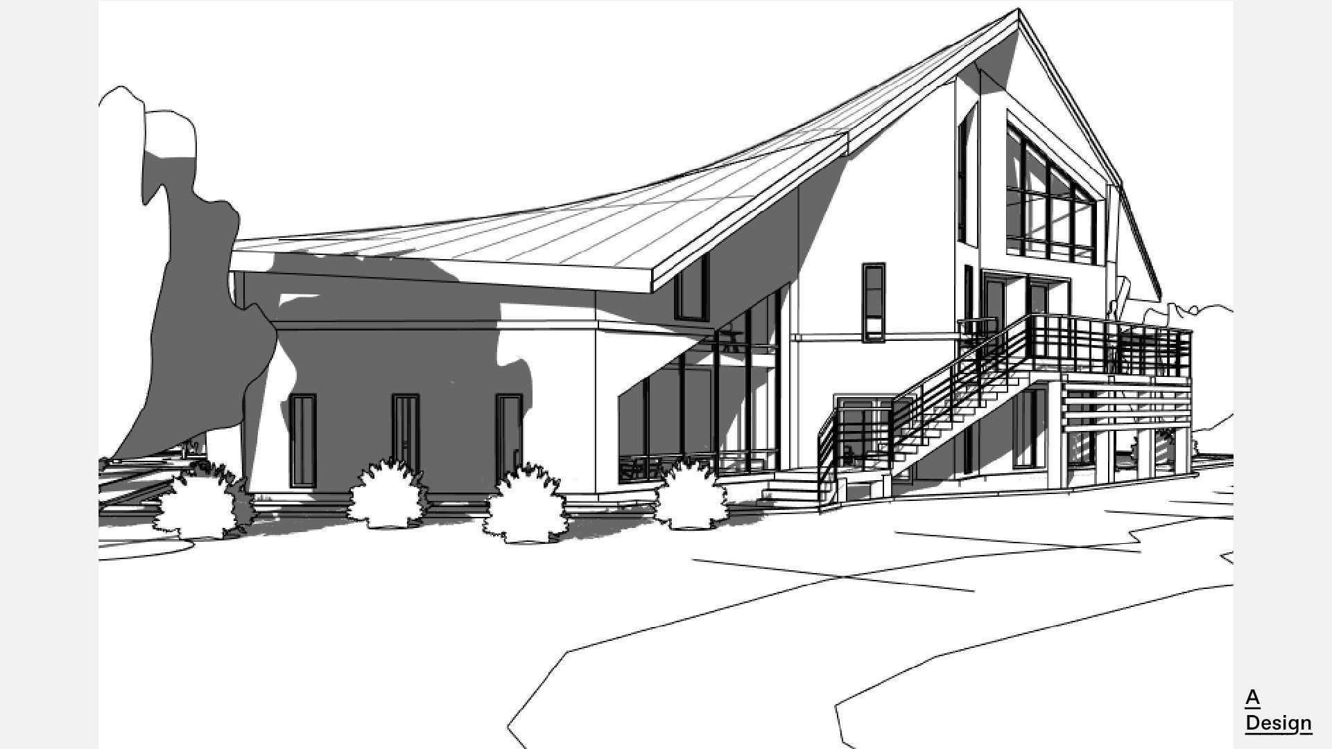 Boring House - Revit 3D model | CGTrader