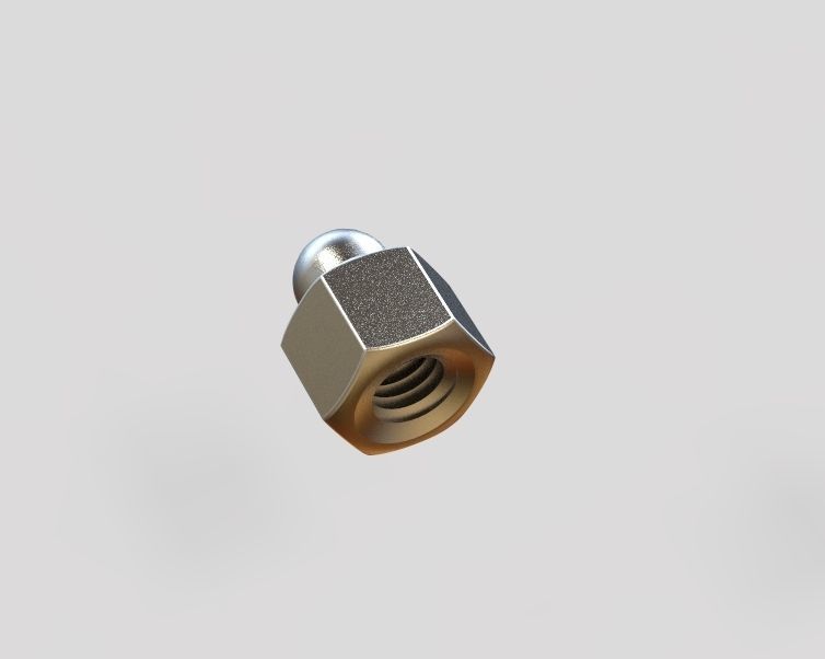 M5 Locking Acorn Nuts 3D model 3D printable CGTrader