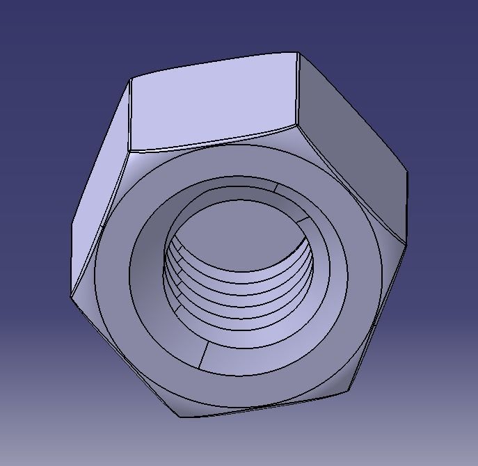 M12 Locking Acorn Nuts 3D model 3D printable CGTrader