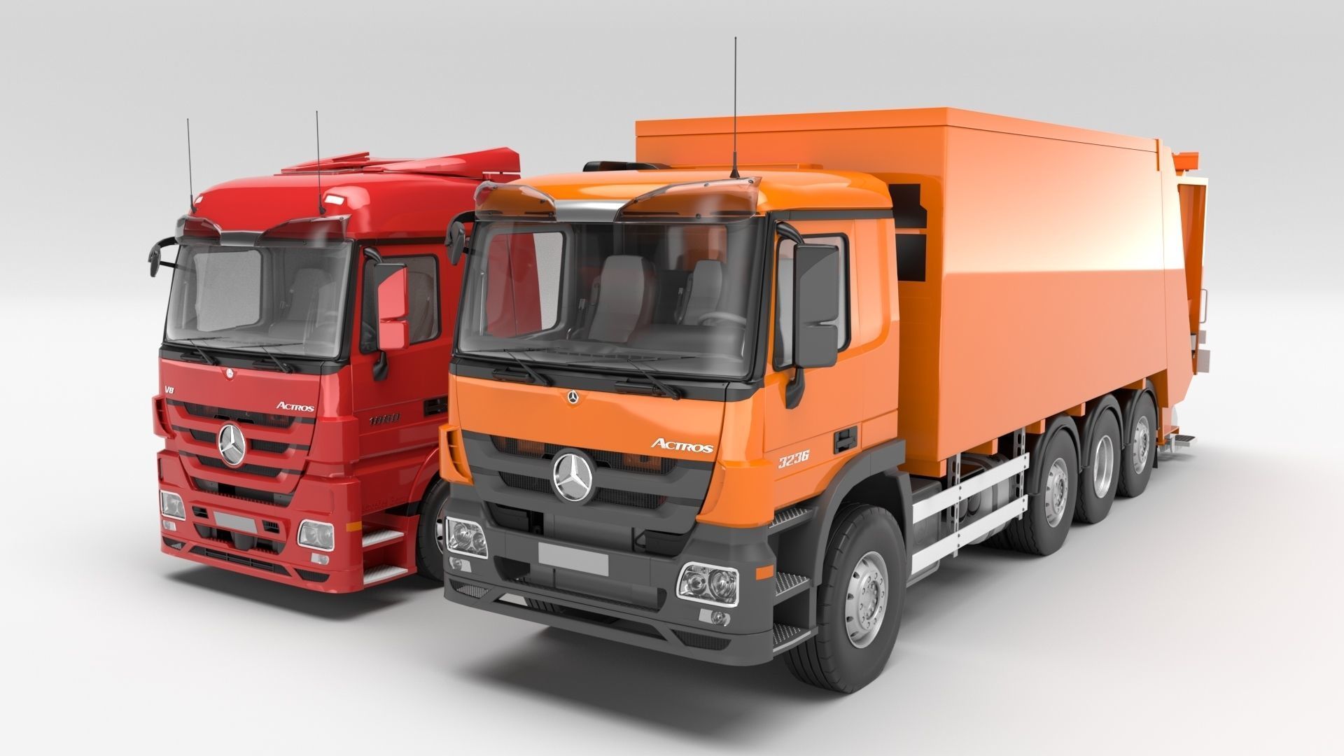 Camion Poubelle Mercedes - Conrad 3041 - Miniature 1/?? - Neuf