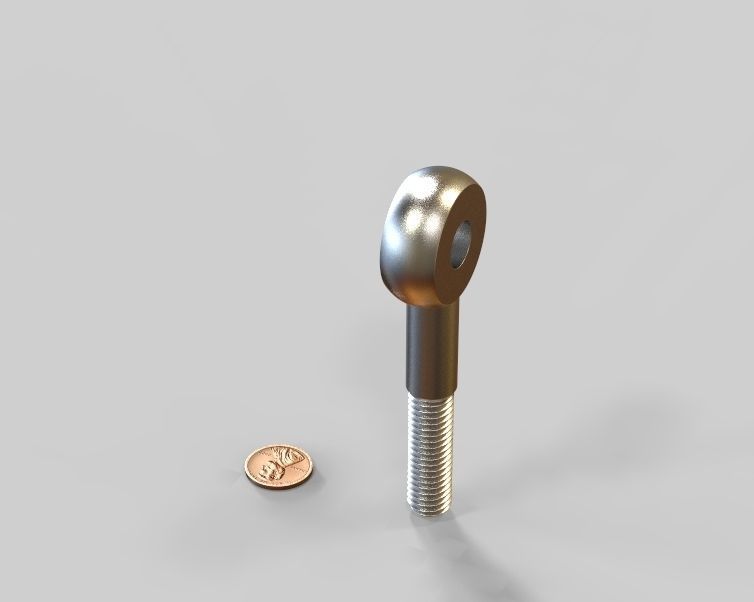 M12 Eye Bolt 3D model 3D printable CGTrader