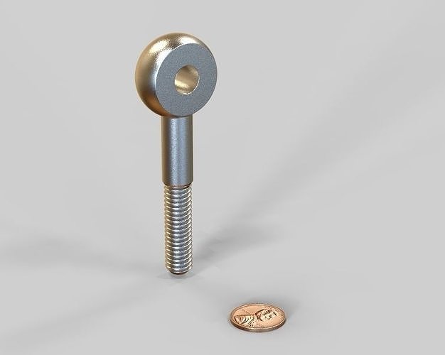 M10 Eye Bolt 3D model 3D printable CGTrader