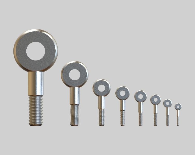 M10 Eye Bolt 3D model 3D printable CGTrader