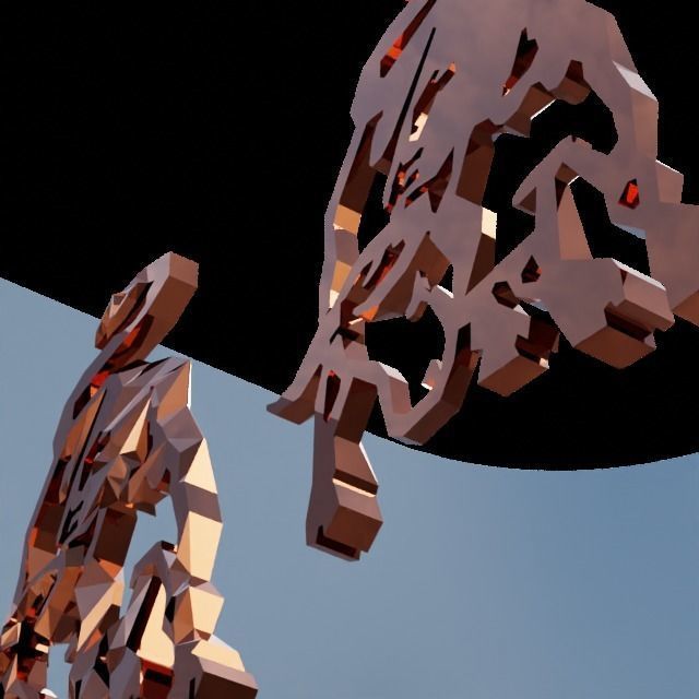 3D Printable Earrings Pedant 3D model 3D printable CGTrader