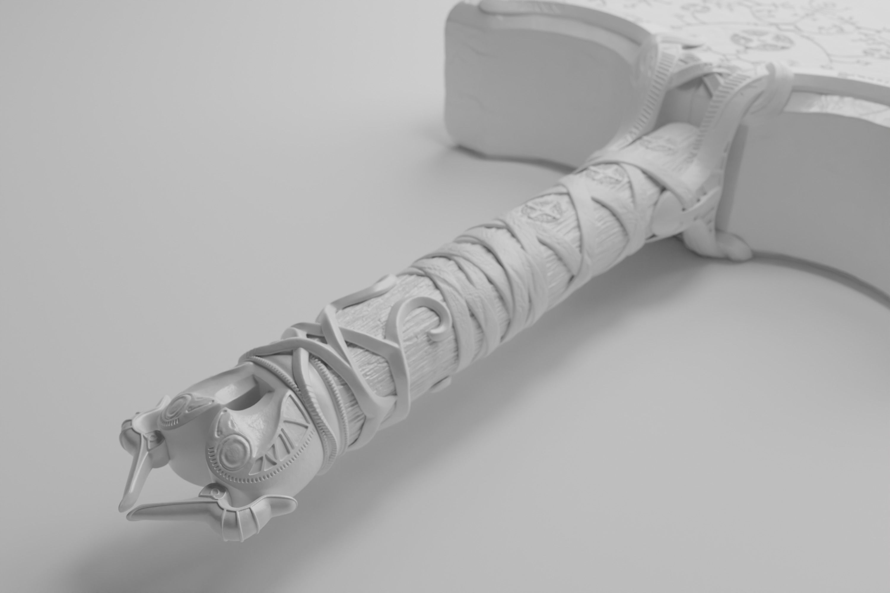 God of War - Thor mjolnir 3D model 3D printable | CGTrader