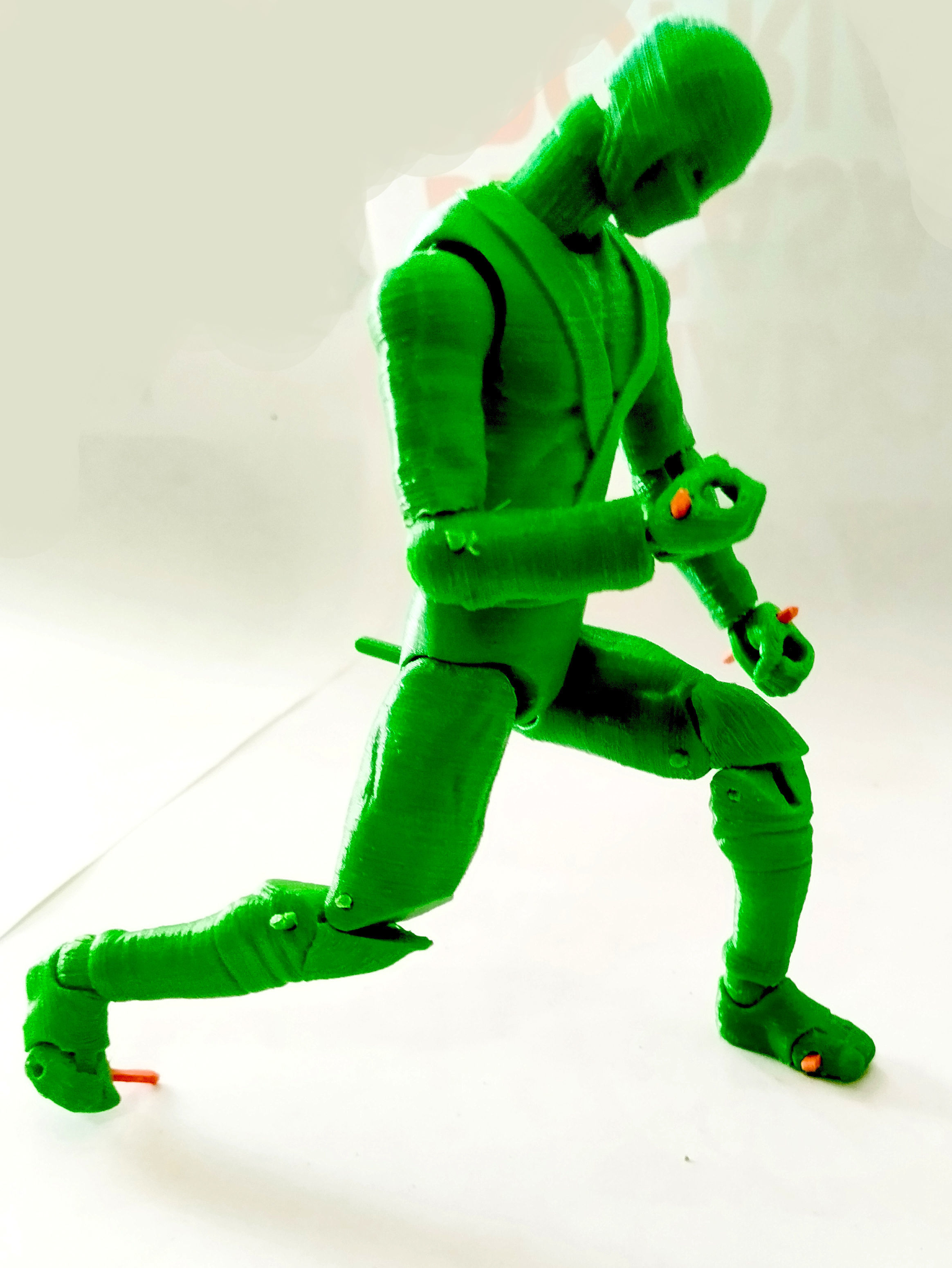 Ninja Articulated action figure 3D model CGTrader