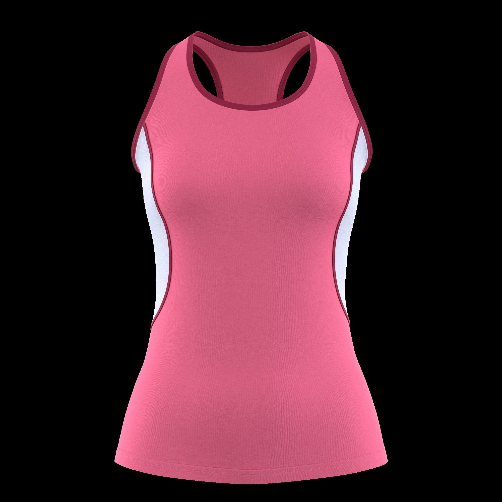 Sporty Tank top for women 3D model CGTrader