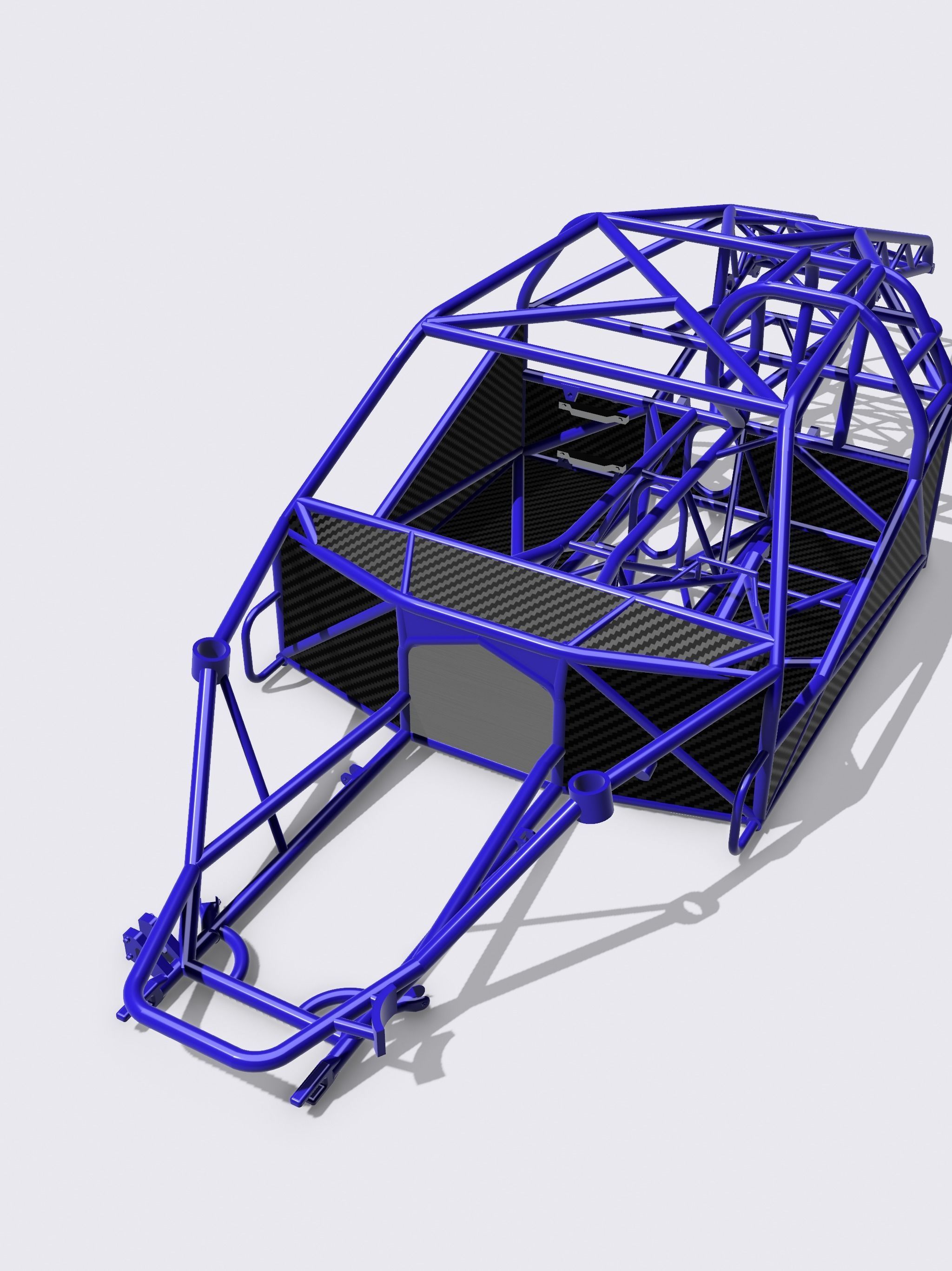 Pro Mod Chassis 3 piece Big Tire with Floors N firewall 3D model 3D