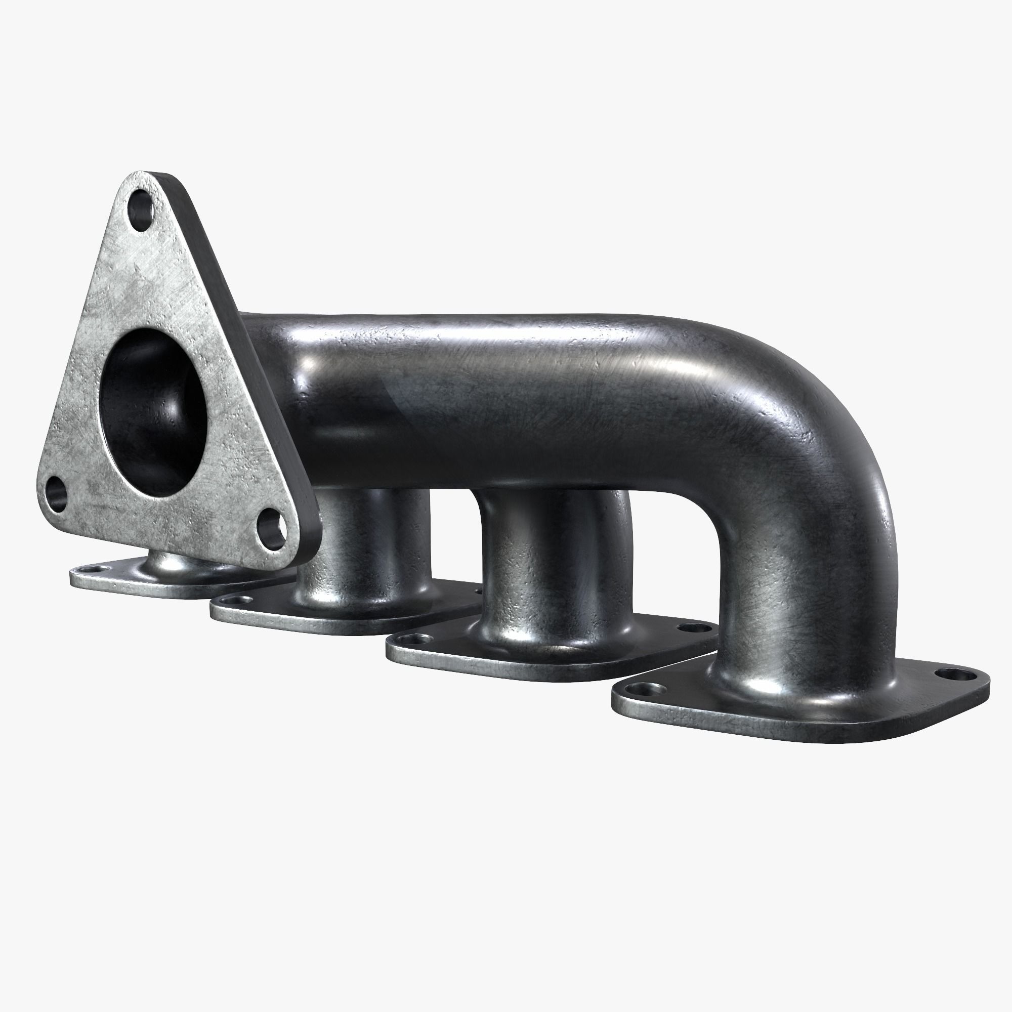 Exhaust header 3D model | CGTrader