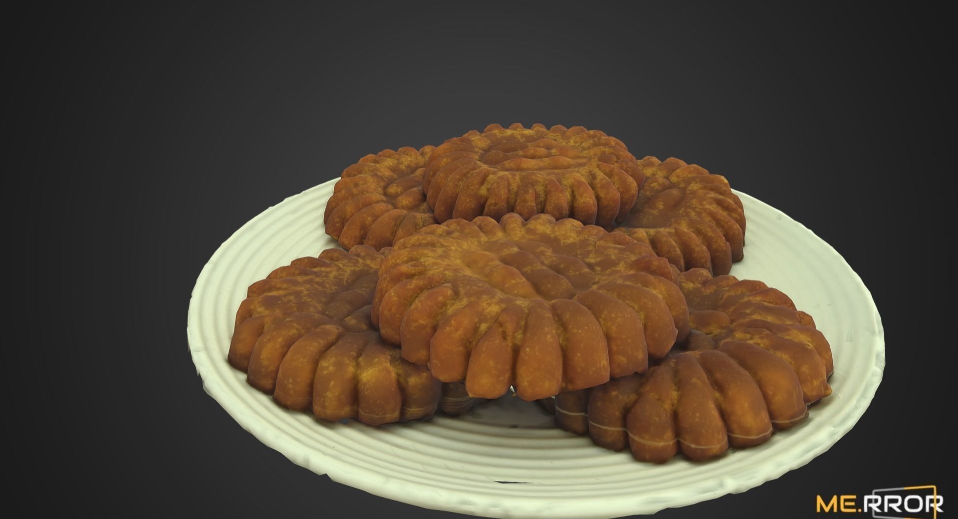 3D model Yakgua Korean Honey Pastry VR / AR / lowpoly CGTrader