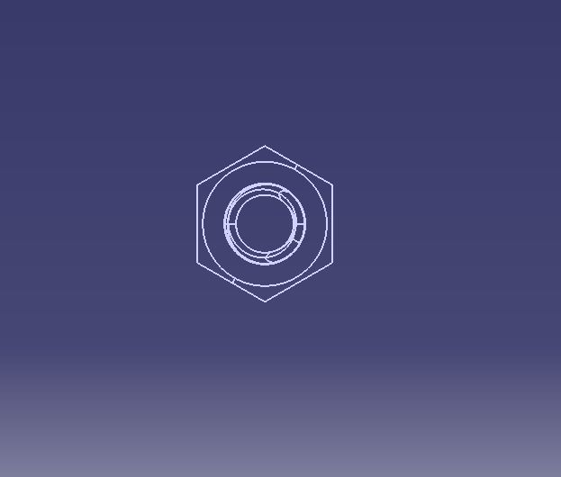 M8 Hex Nut 3D model 3D printable CGTrader