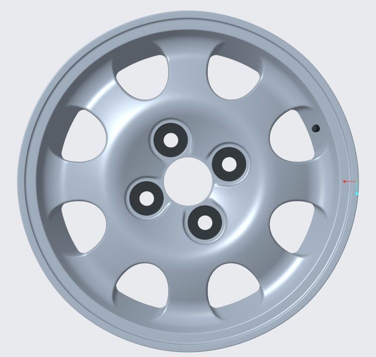 205 Speedline Rims RIM PEUGEOT 205 GTI SPEEDLINE 3D model 3D printable | CGTrader