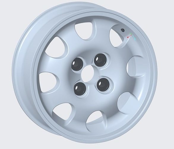 205 Speedline Rims RIM PEUGEOT 205 GTI SPEEDLINE 3D model 3D printable | CGTrader