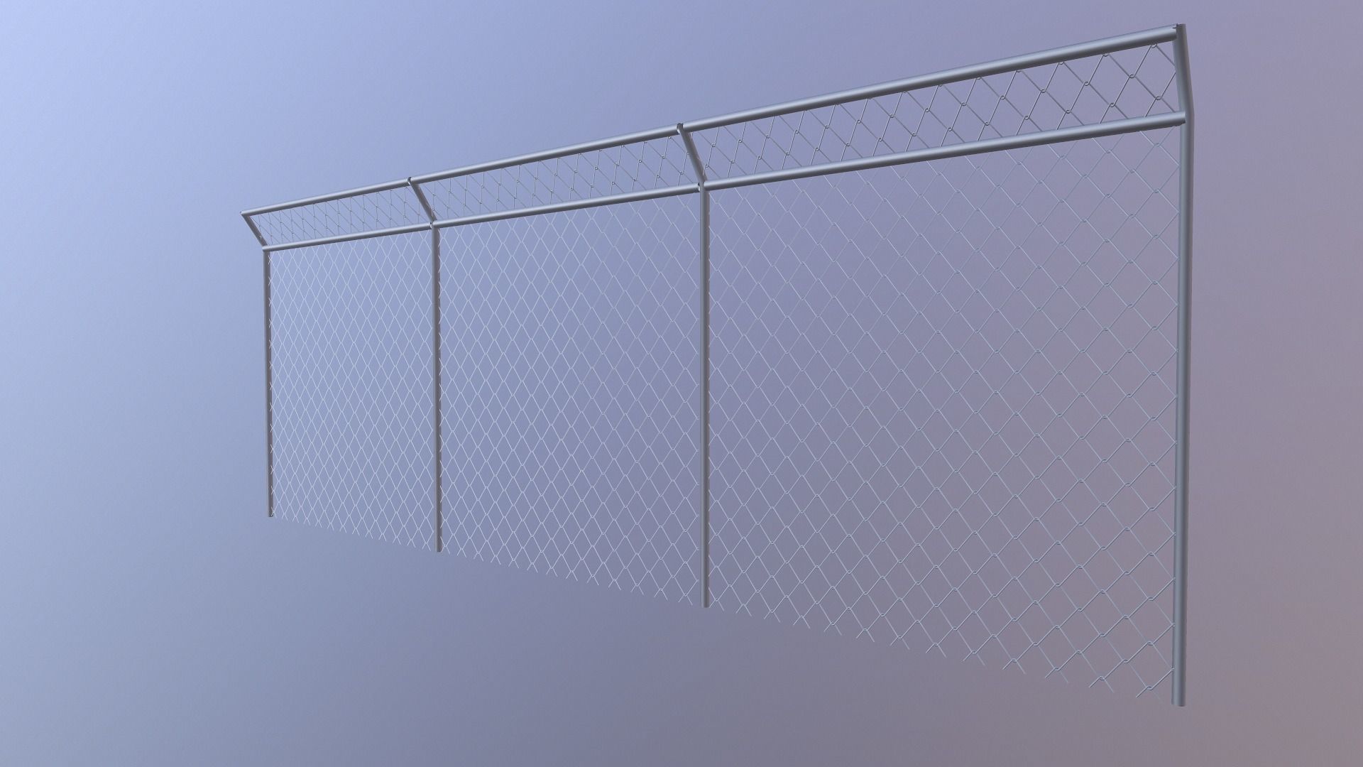 Wire Fence free VR / AR / low-poly 3D model | CGTrader