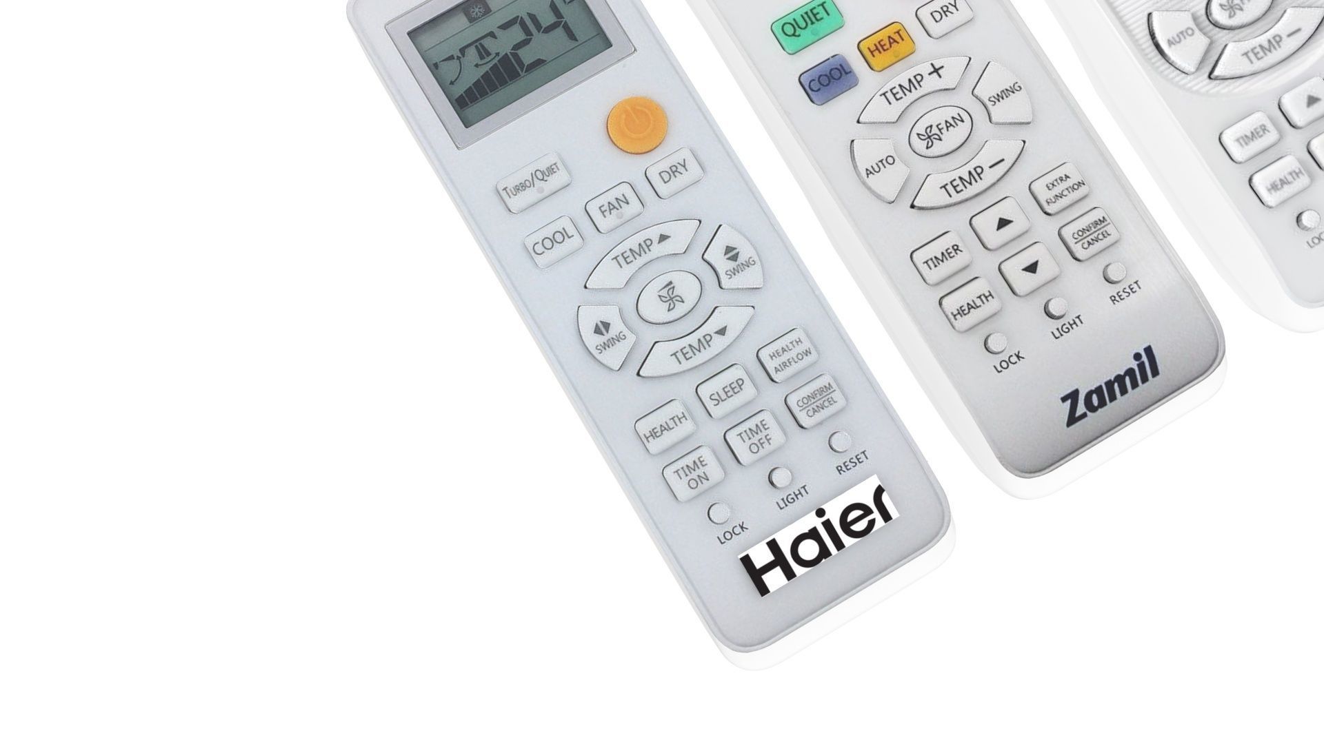 Air Conditioner Remote Control For Haier www.cgtrader.com