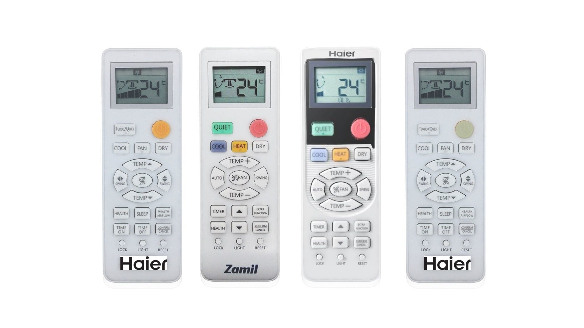 Air Conditioner Remote Control For Haier www.cgtrader.com