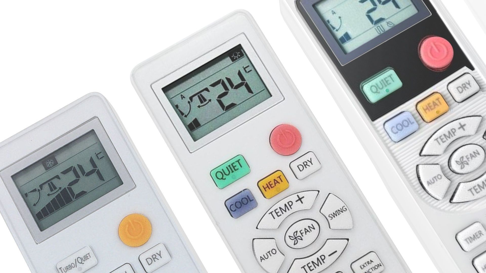 Air Conditioner Remote Control For Haier www.cgtrader.com