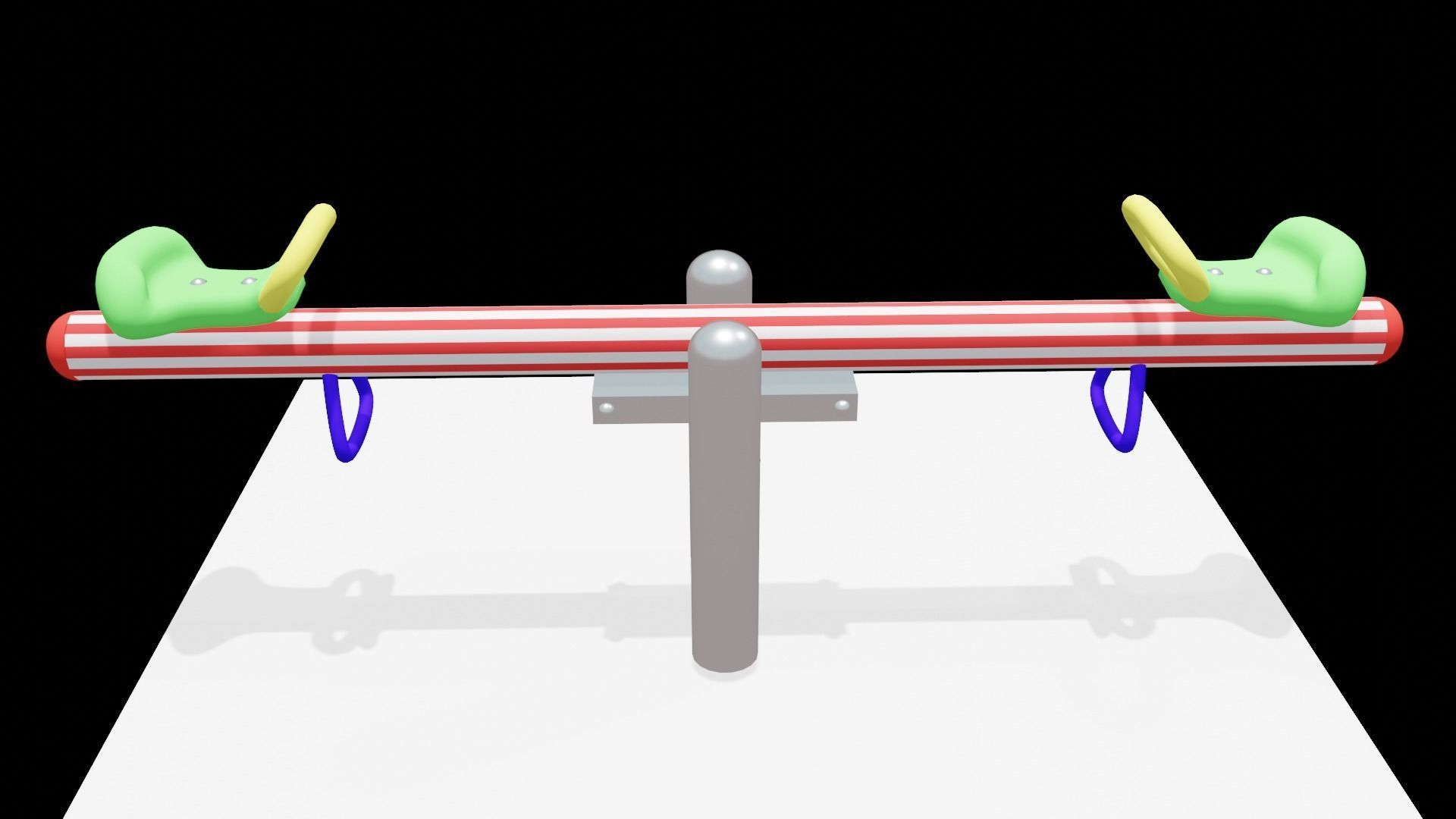 seesaw seesaw free 3D model CGTrader