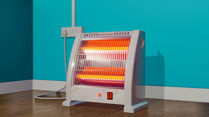 Room Heater 3D model | CGTrader
