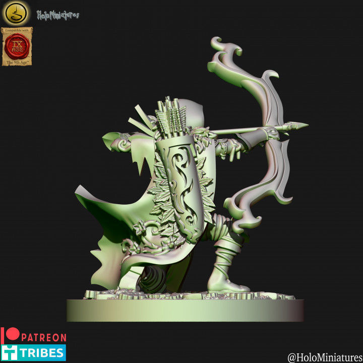 Wood elf pathfinders 3D model 3D printable CGTrader