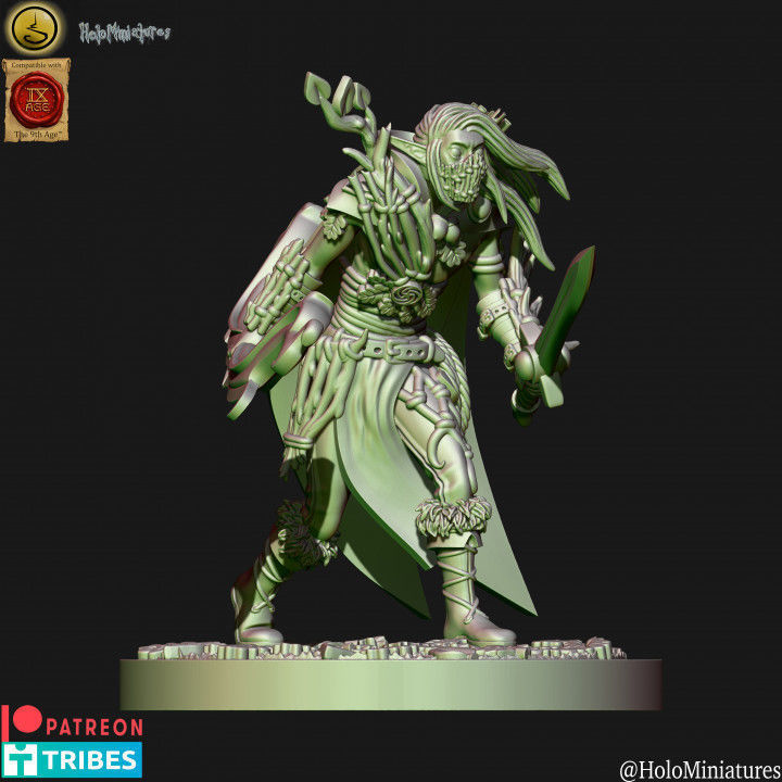 Wood elf pathfinders 3D model 3D printable CGTrader