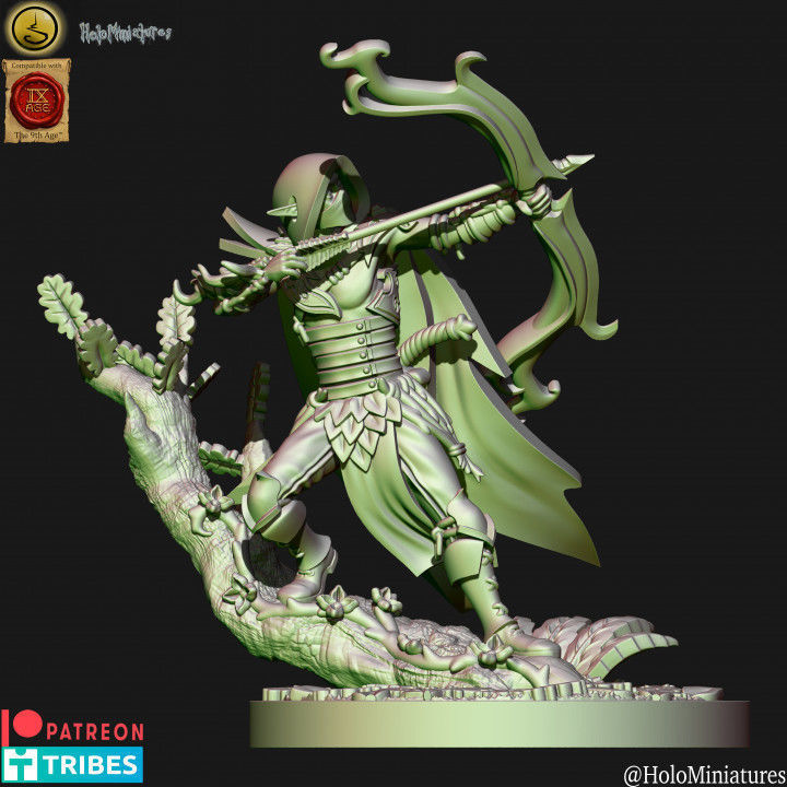 Wood elf pathfinders 3D model 3D printable CGTrader