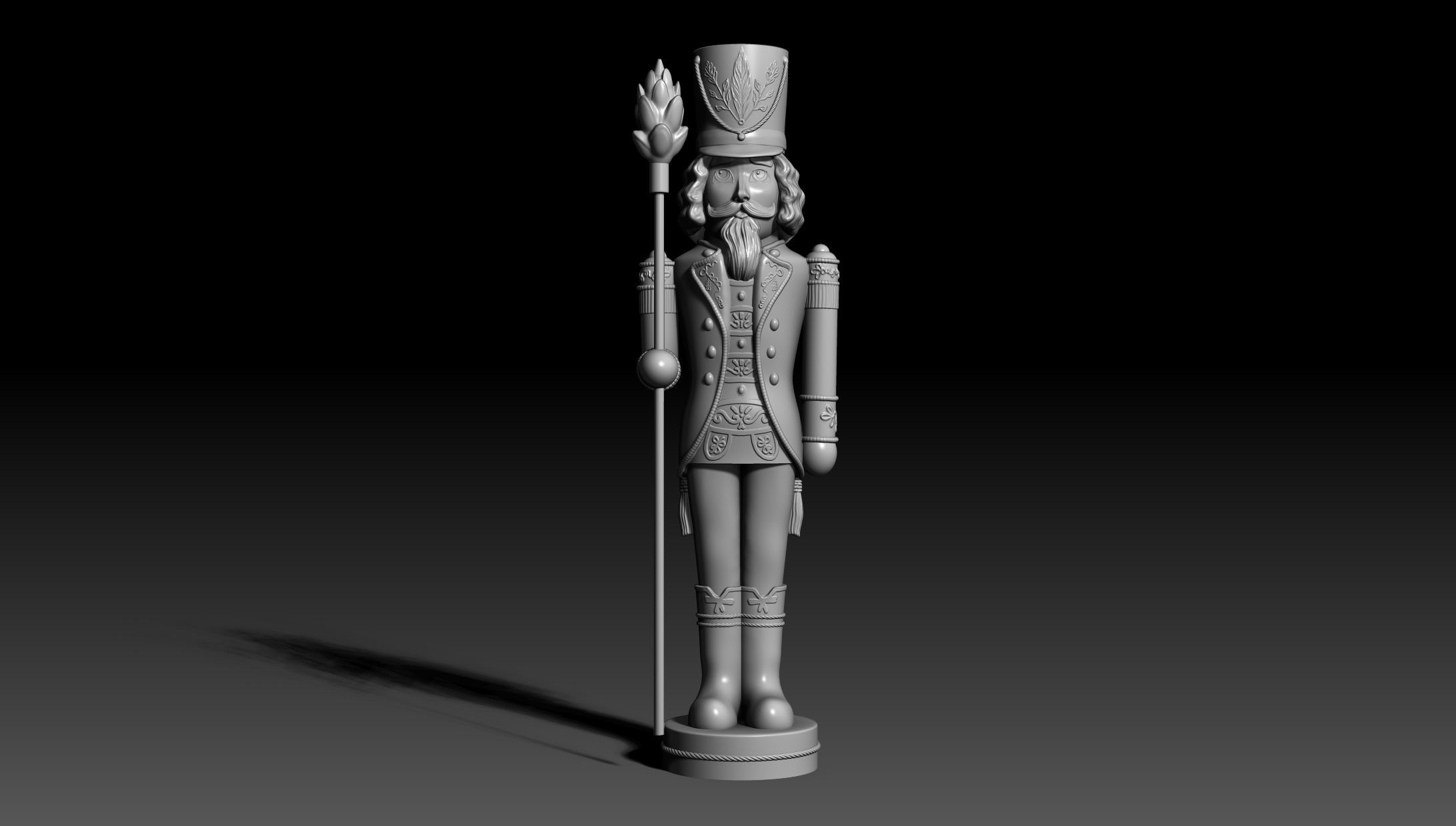 Nutcracker 3D model 3D printable CGTrader