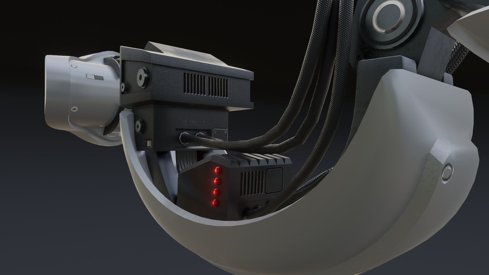 3D model Ai Robot Control Unit Rigged and Animated VR / AR / low-poly ...