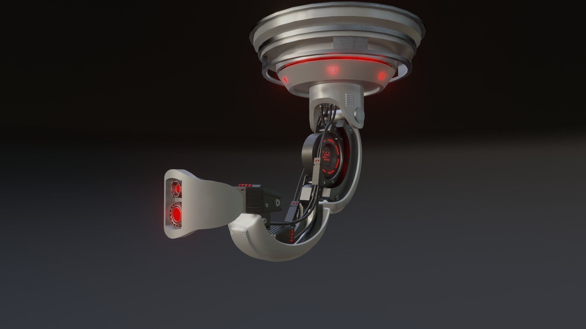 3D model Ai Robot Control Unit Rigged and Animated VR / AR / low-poly ...