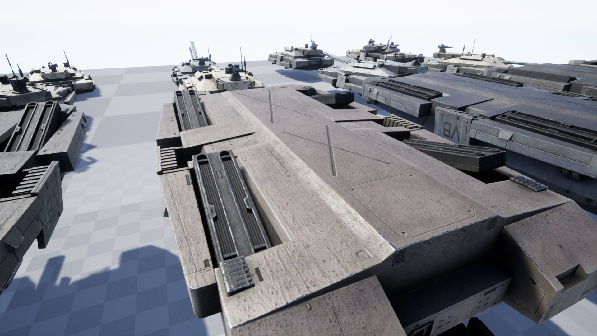 Tank Vr Model 3D model Connelly hover tank VR / AR / low-poly | CGTrader