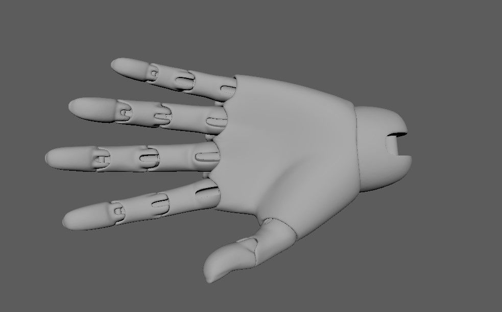 BJD doll ball joint doll women hand 3D model 3D printable CGTrader