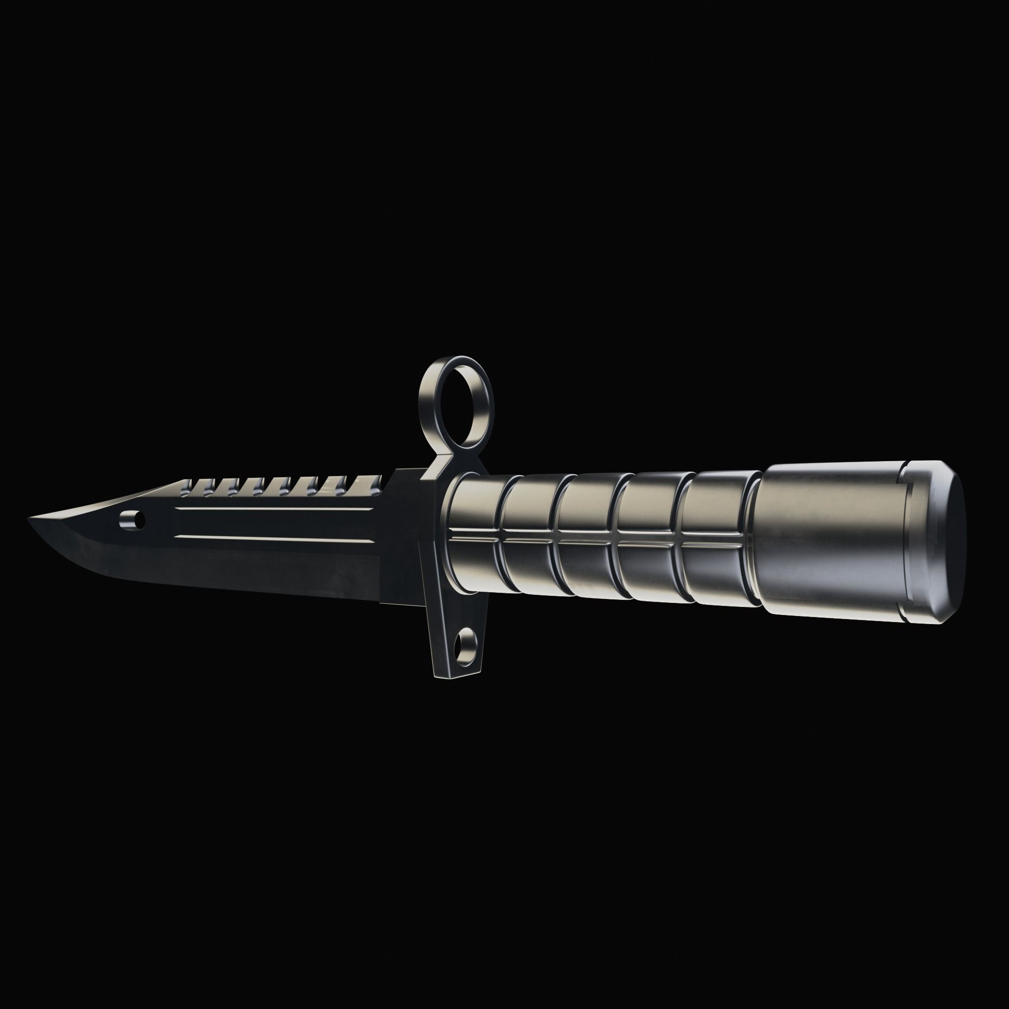 M9 Bayonet CS GO Knife Counter-Strike Global Offensive 3D model 3D ...