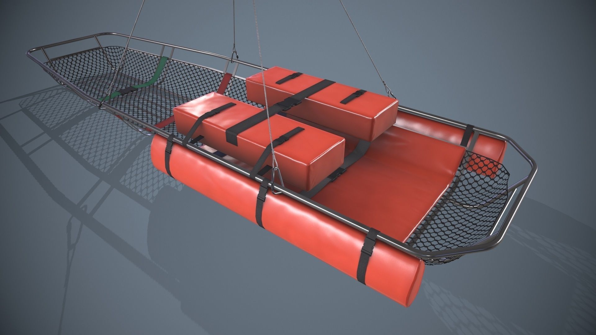 3D model Helicopter Rescue Litter VR / AR / lowpoly CGTrader