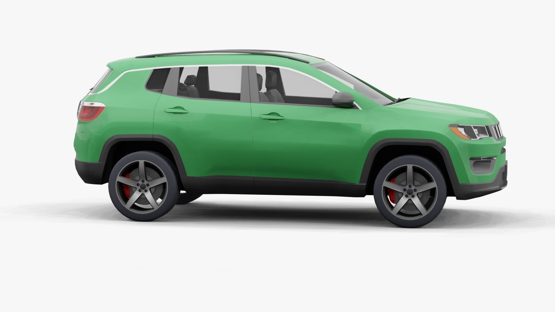 3D model Jeep Compass 2020 lowpoly VR / AR / lowpoly CGTrader