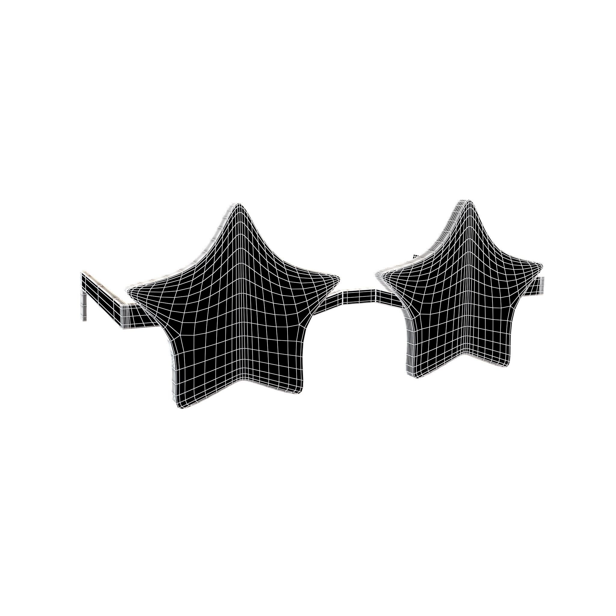 3D model Star Sunglasses v1 021 VR / AR / lowpoly CGTrader