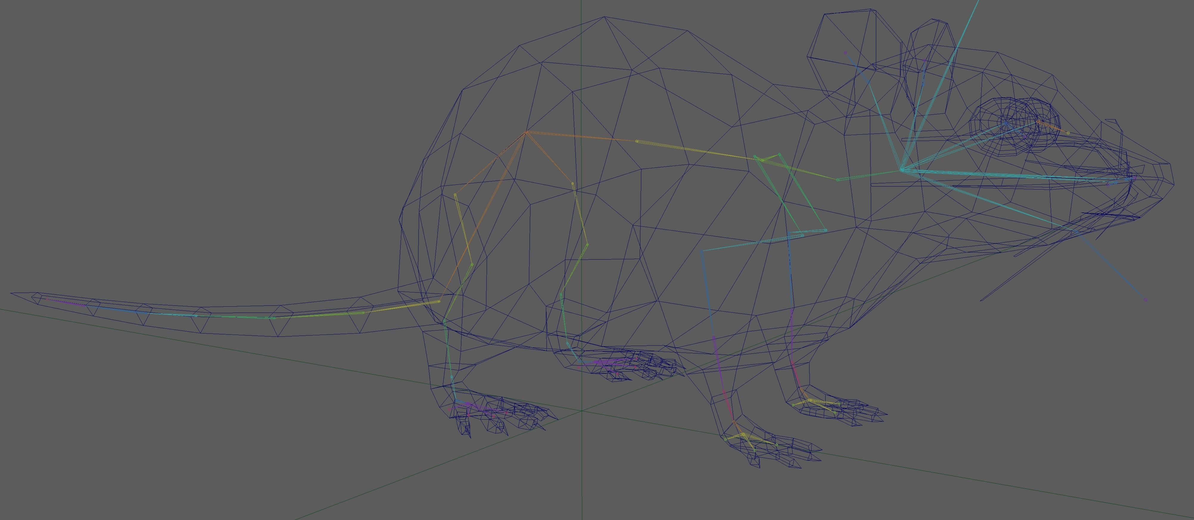 3D model Rat Rig VR / AR / low-poly | CGTrader