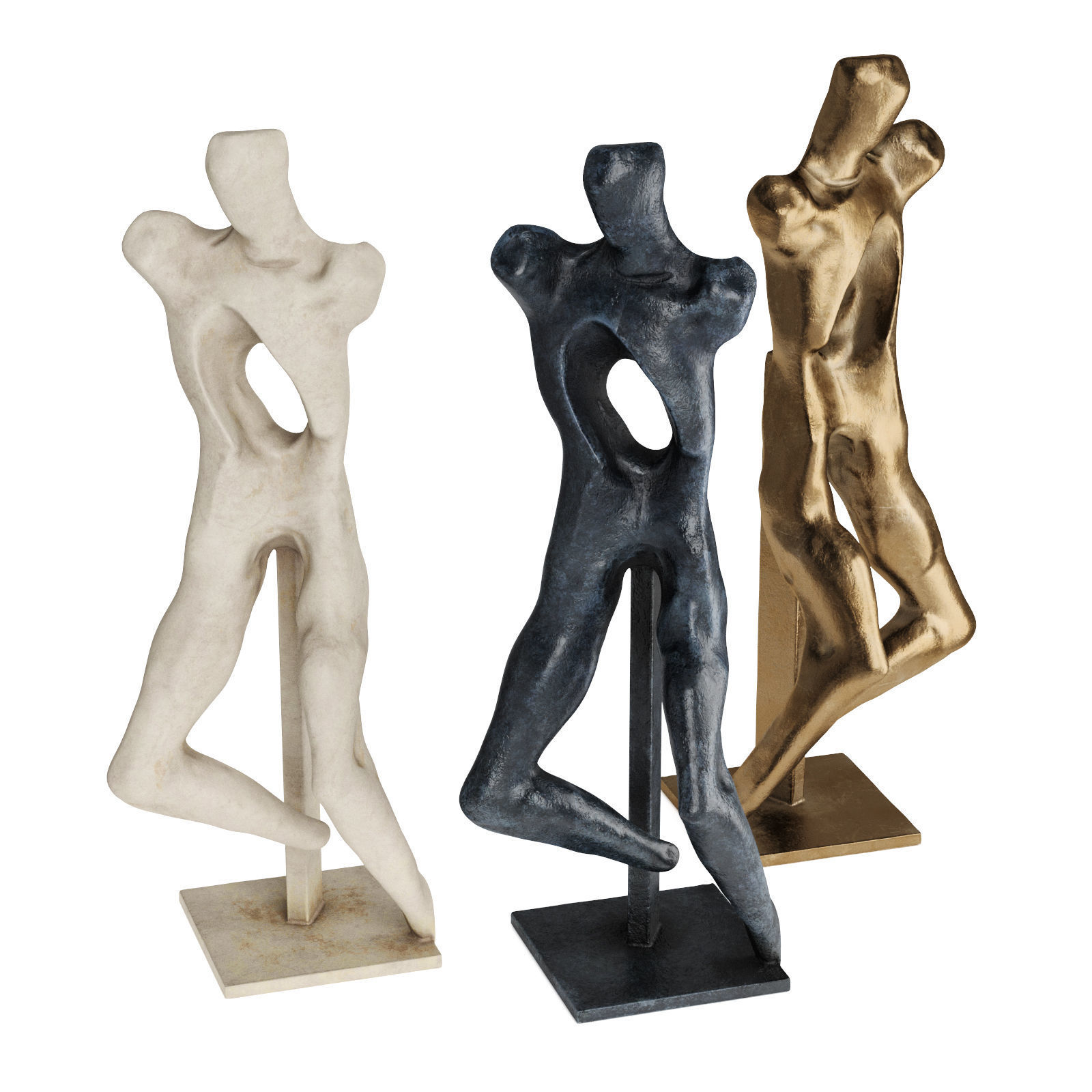 3D model Abstract man figure VR / AR / low-poly | CGTrader