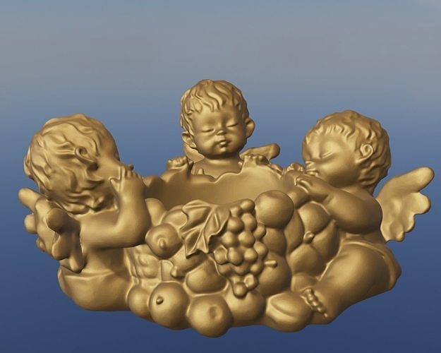 Bougeoir 3 anges
