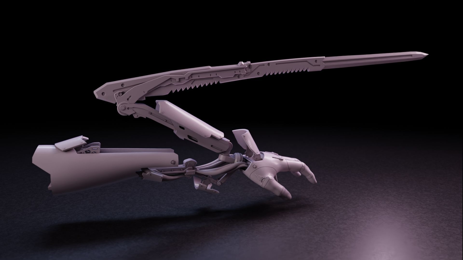 Mantis Blade Cyberpunk 2077 3D model 3D printable CGTrader