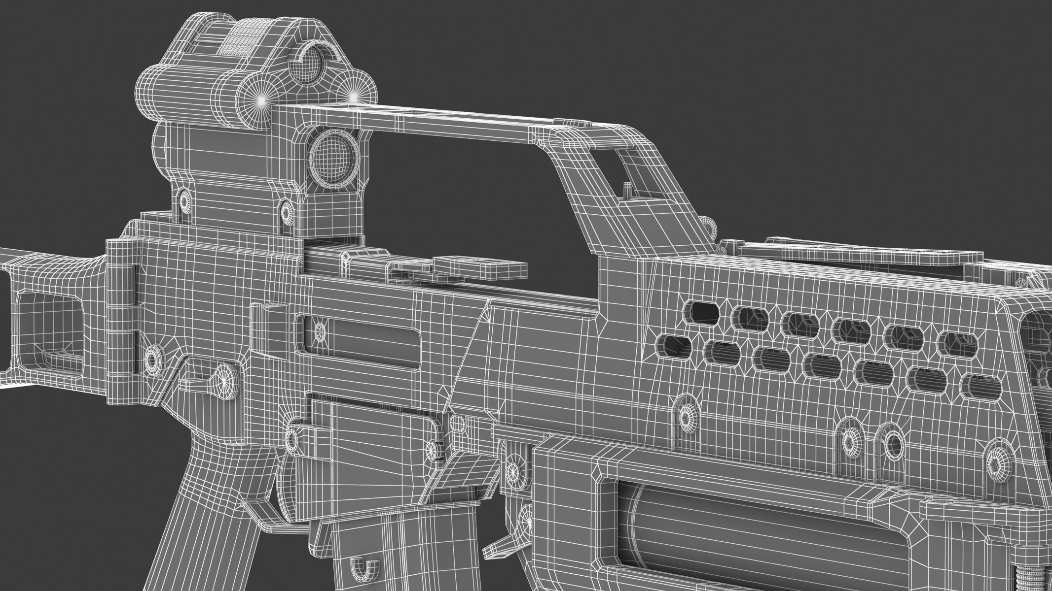 Heckler Koch AG36 Grenade launcher 3D model | CGTrader
