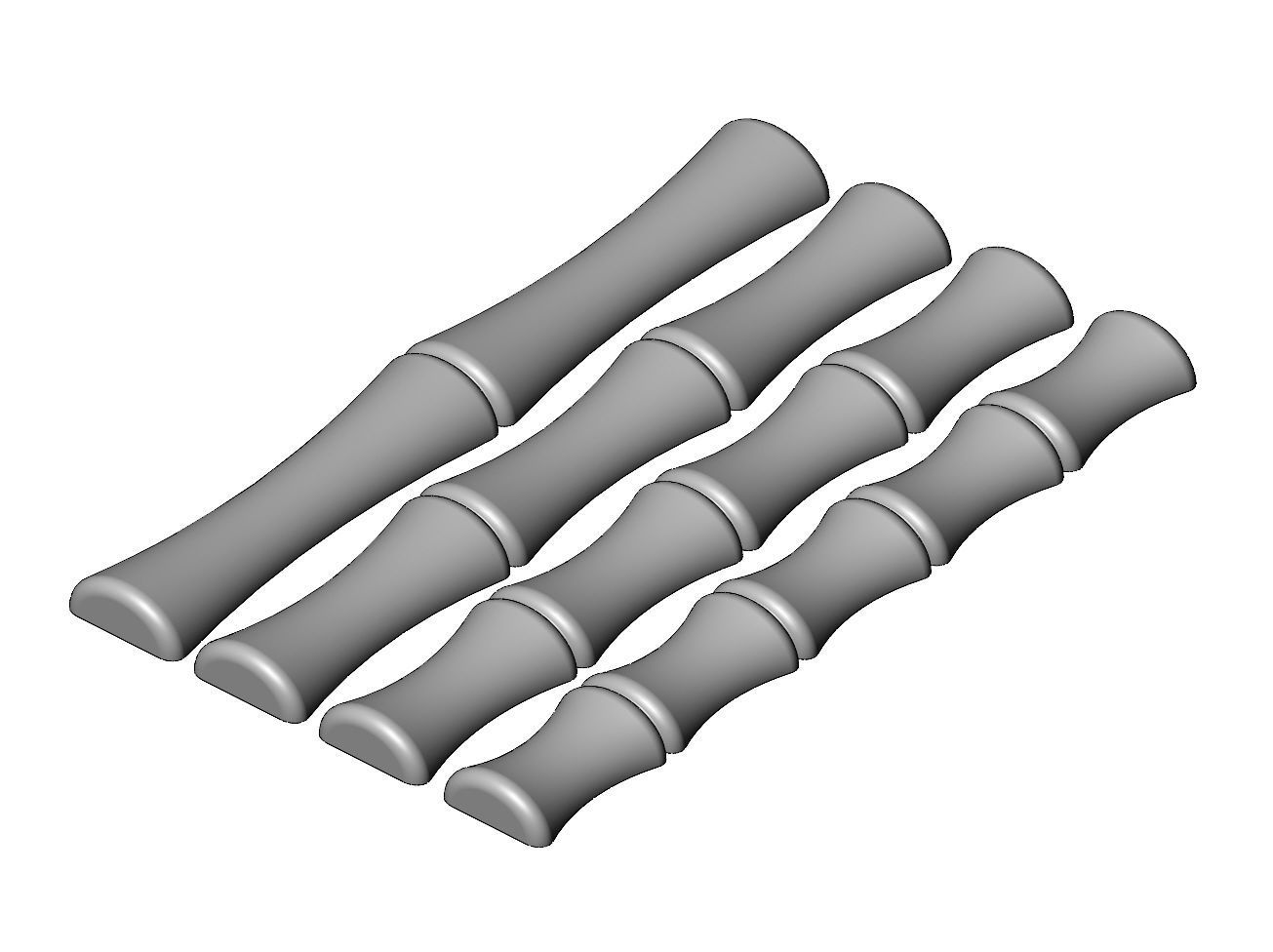Bamboo Strips Onlay Cornices And Friezes Relief 3D Model 3D Printable Bamboo Strips Onlay Cornices And Friezes Relief 3D Model 3D Printable