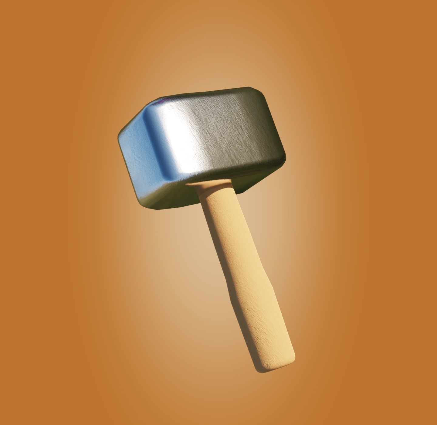 Clash of clans hammer free VR / AR / lowpoly 3D model rigged CGTrader