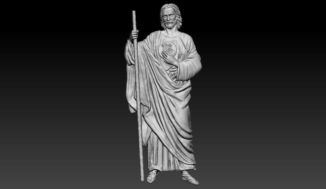 St Jude 3D Model 3D model 3D printable | CGTrader