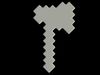 Minecraft Printable Axe 3D model 3D printable | CGTrader