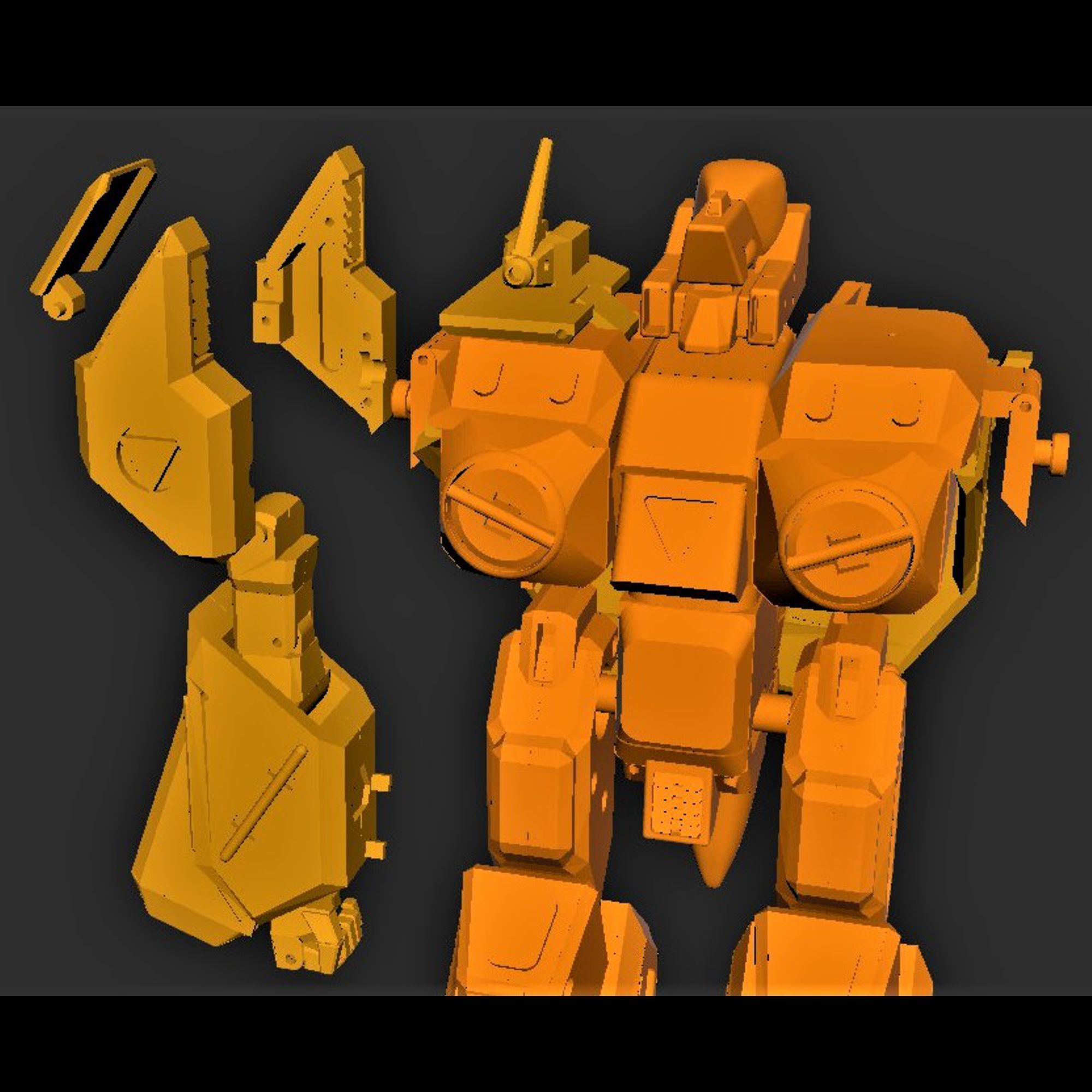 LEGIOSS - ROBOTECH ALPHA 3D model 3D printable | CGTrader